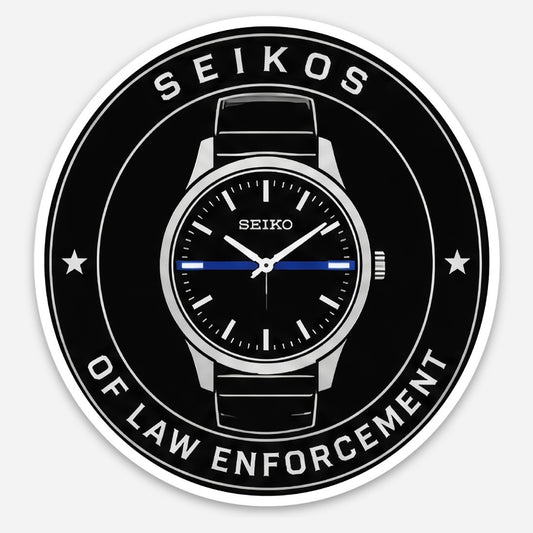 Seikos of LEO Circular Sticker